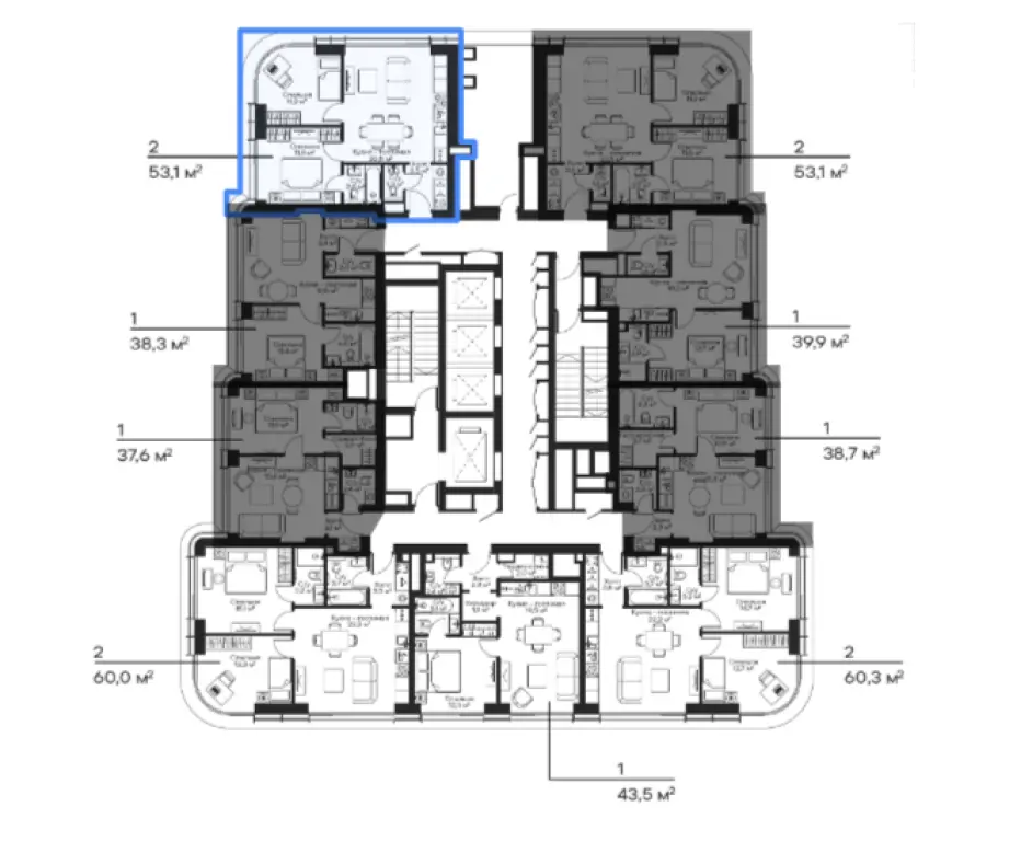 Квартиры в ЖК «Сити Бей» — цена от застройщика | Купить новостройку с черновой отделкой White Box
