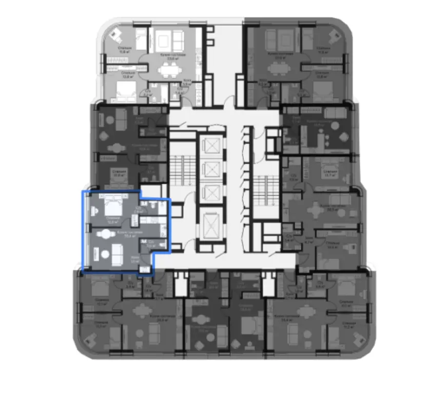 Купить квартиру в ЖК «Сити Бей» от застройщика | Новостройки с отделкой White Box недорого