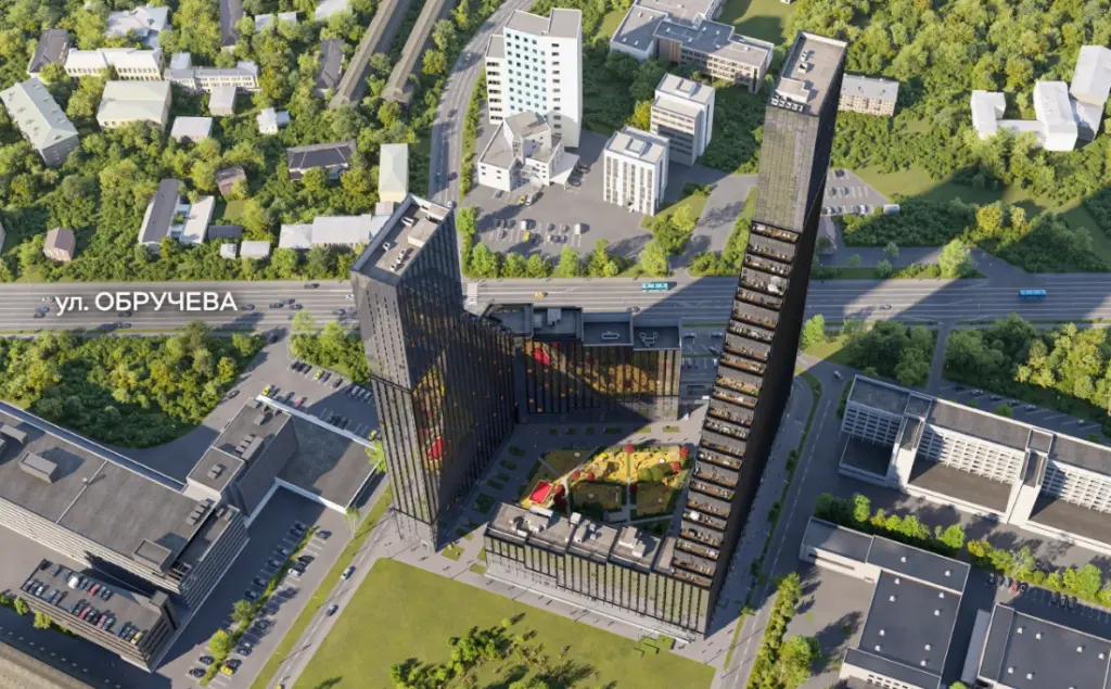 3-комн. квартира, 107.32 м2, 57 этаж - ЖК «Обручева 30»