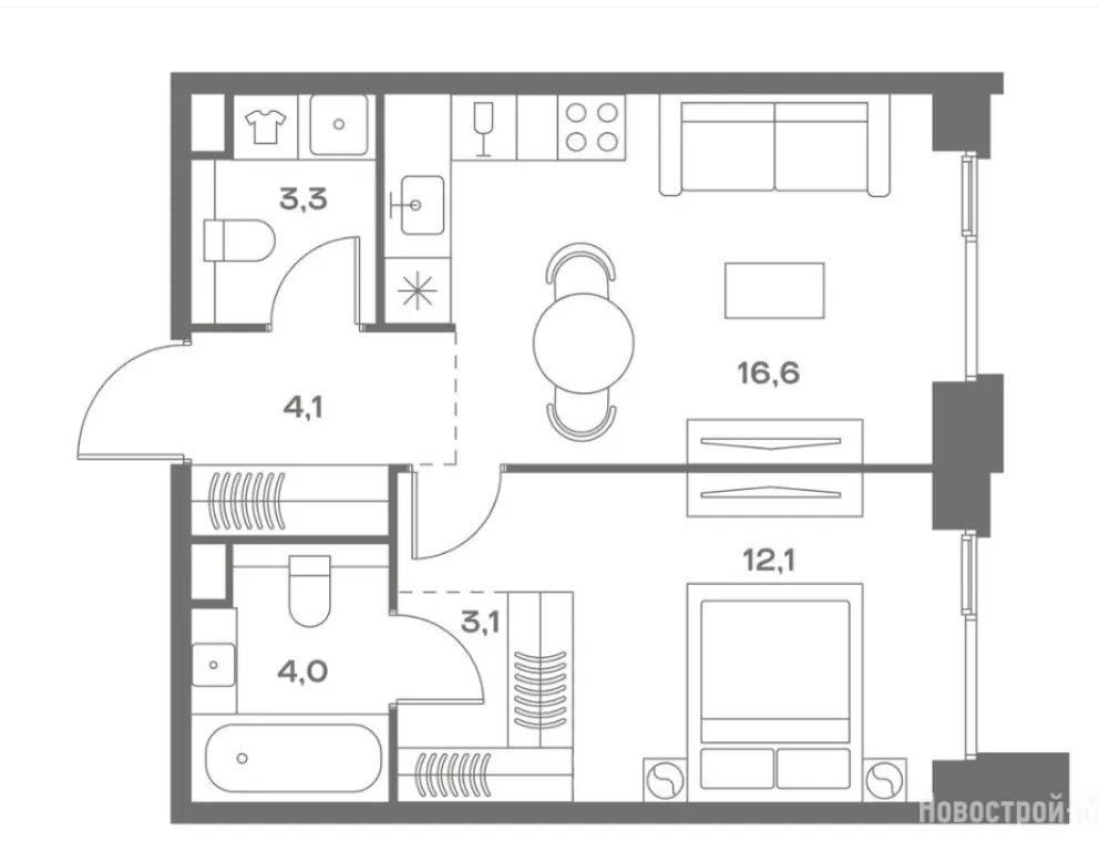 Купить 1-комнатную квартиру в ЖК «СОУЛ» у метро Аэропорт | Монолит в САО от FORMA
