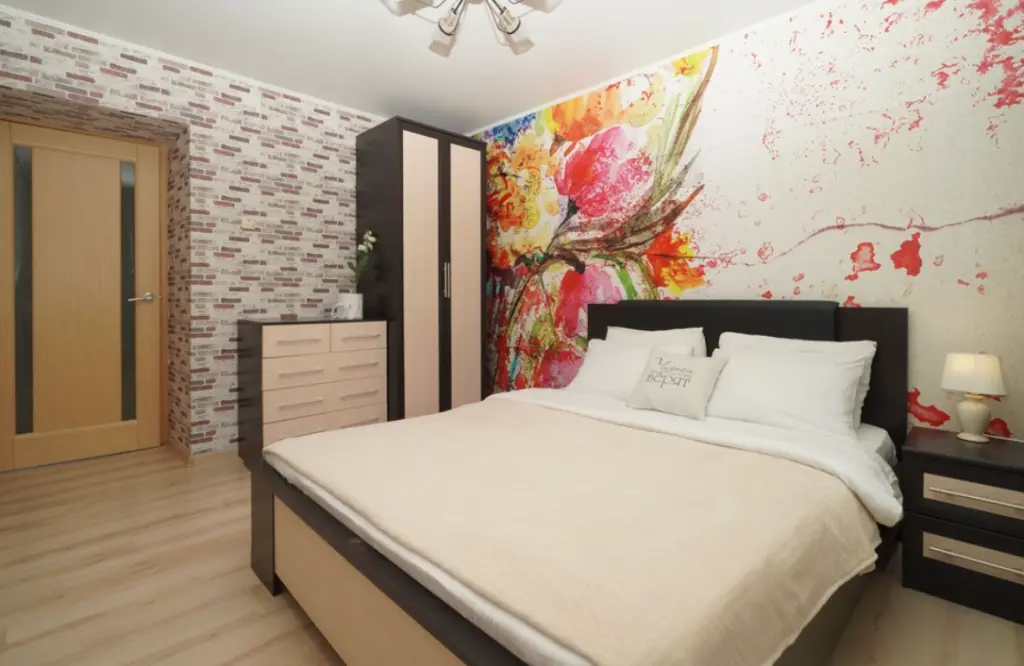 Квартира 47 м², 2 комнаты, 2 кровати