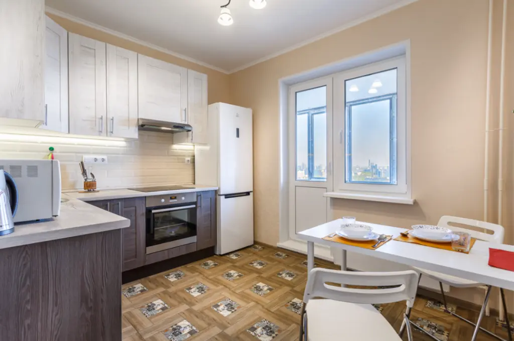 Квартира 40 м², 1 комната, 2 кровати