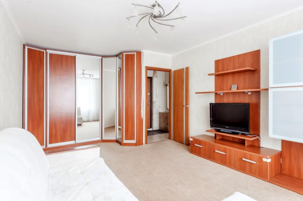 Квартира 35 м², 1 комната, 1 кровать