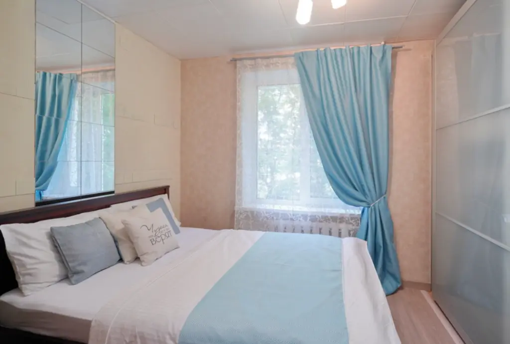 Квартира 40 м², 2 комнаты, 2 кровати