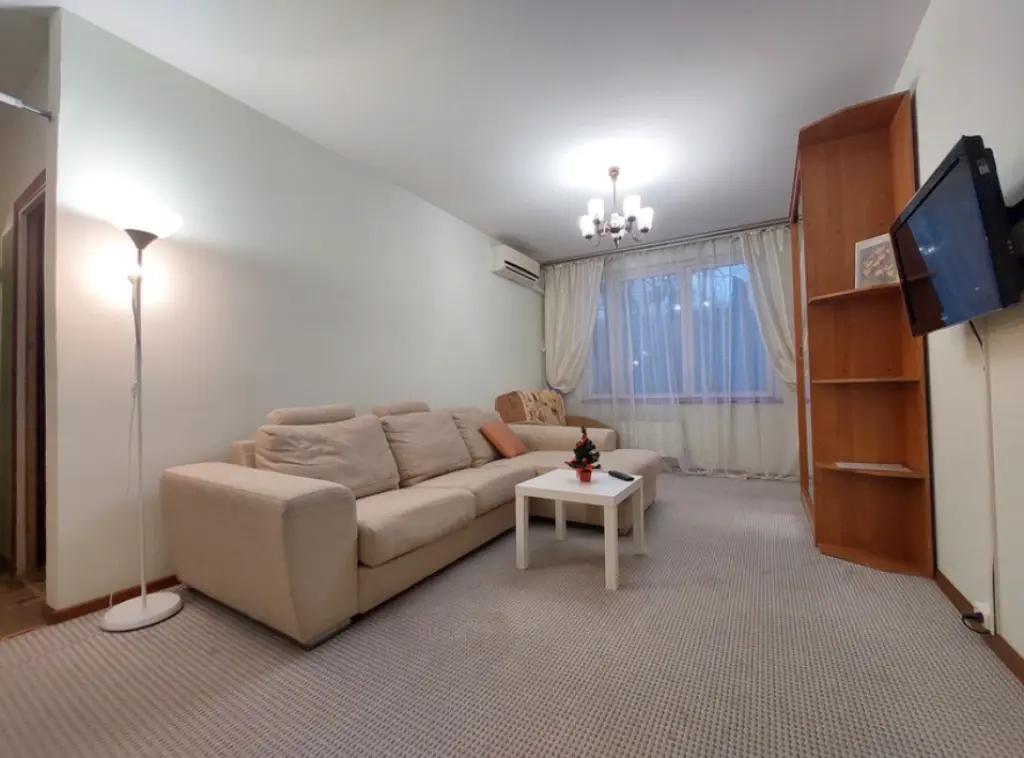 Квартира 48 м², 2 комнаты, 2 кровати