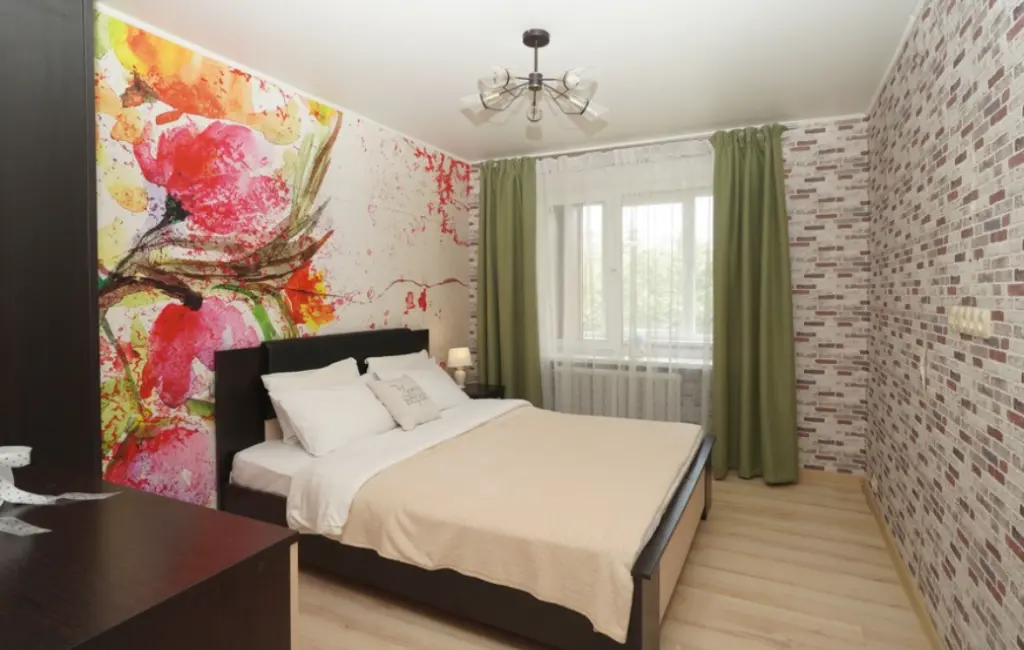 Квартира 47 м², 2 комнаты, 2 кровати