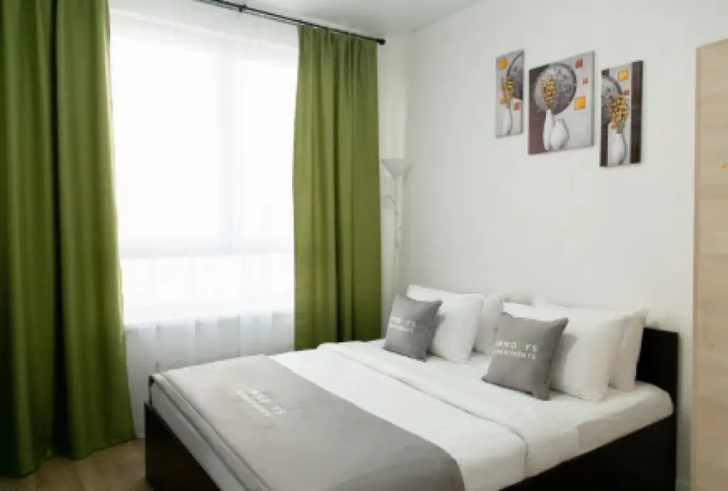 Квартира 38 м², 1 комната, 1 кровать