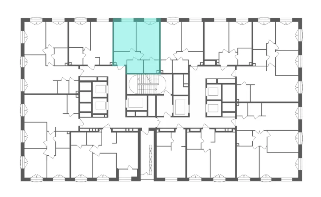 1-комн. квартира, 45.30 м2, 6 этаж - ЖК ERA (ЭРА)