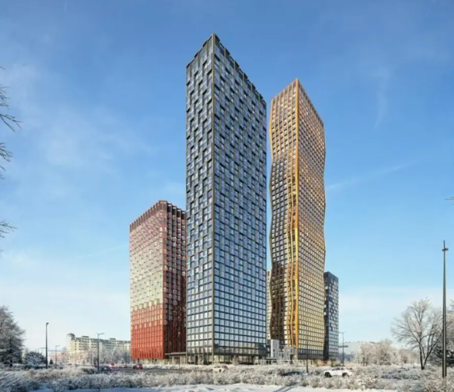 1-комн. квартира, 37.40 м2, 39 этаж - ЖК Indy Towers