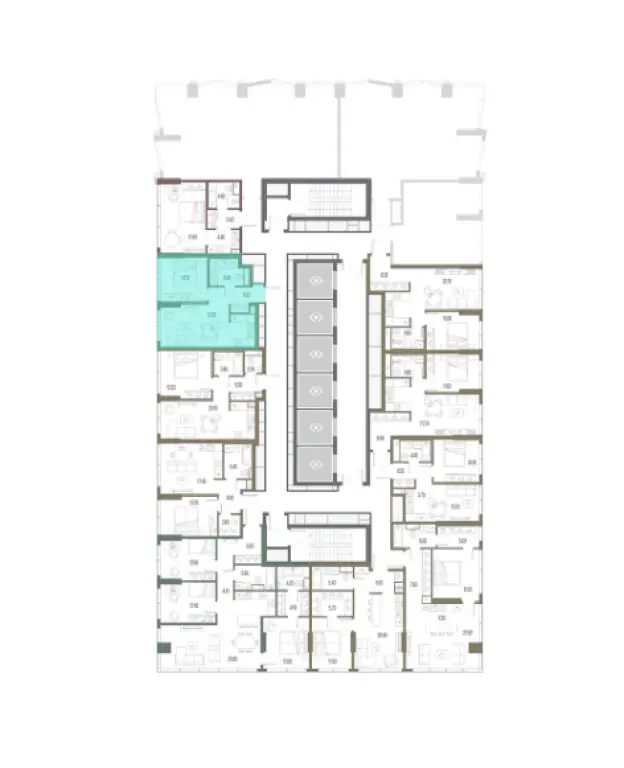 1-комн. квартира, 44.30 м2, 5 этаж - «Северный Порт»