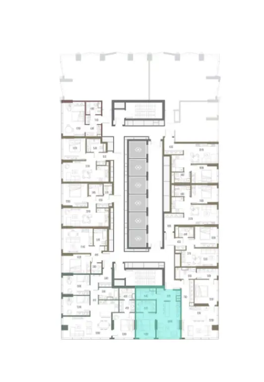 1-комн. квартира, 48.90 м2, 3 этаж