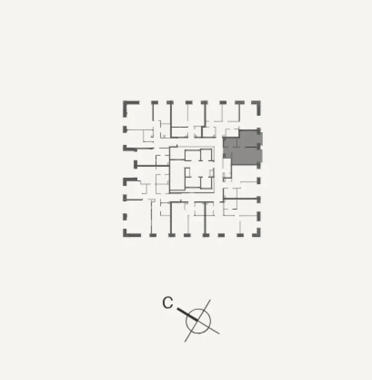 Купить 1-комнатную квартиру 34 м² в ЖК Обручева 27 (ЮЗАО) | Без отделки, вид на восток