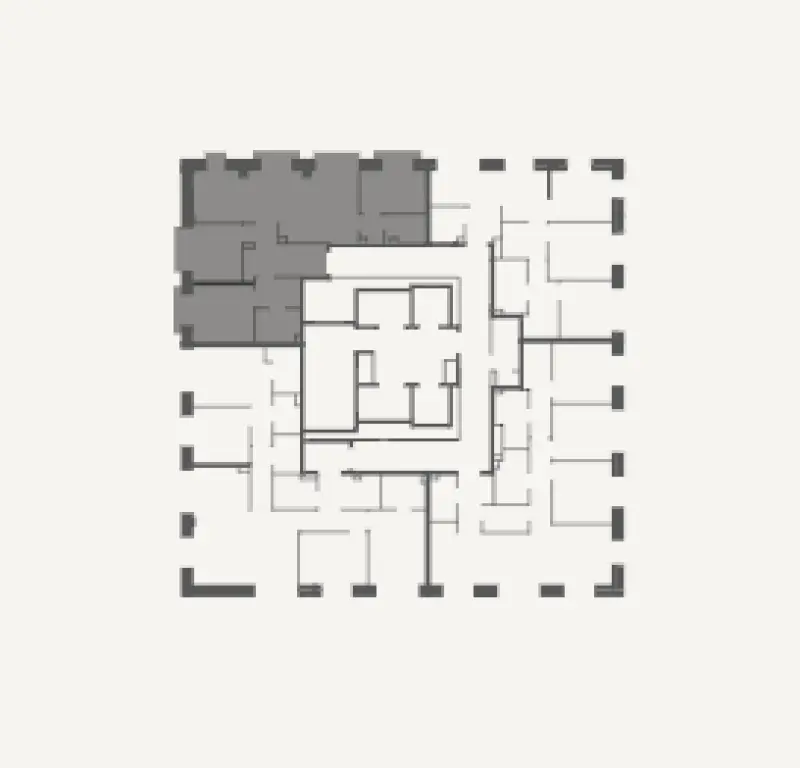 3-комнатная квартира 82.2 м² в ЖК «Обручева 27» | ЮЗАО, Москва | Видовой этаж