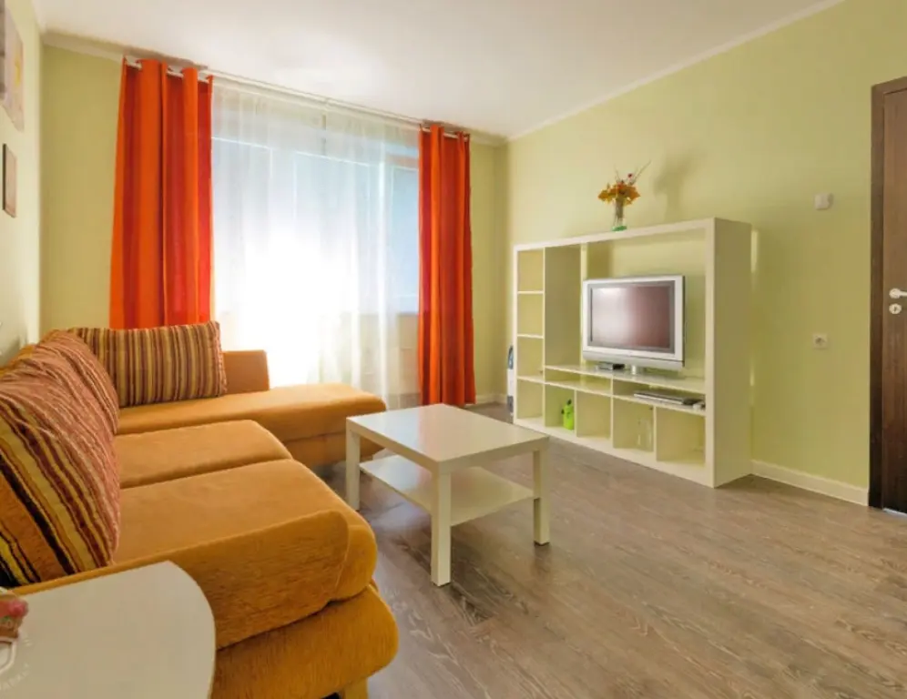 Квартира 31 м², 1 комната, 2 кровати