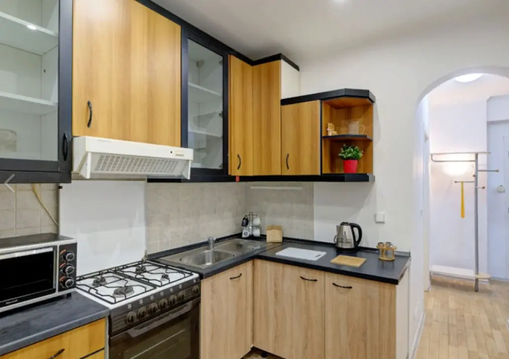 Квартира 45 м², 2 комнаты, 3 кровати