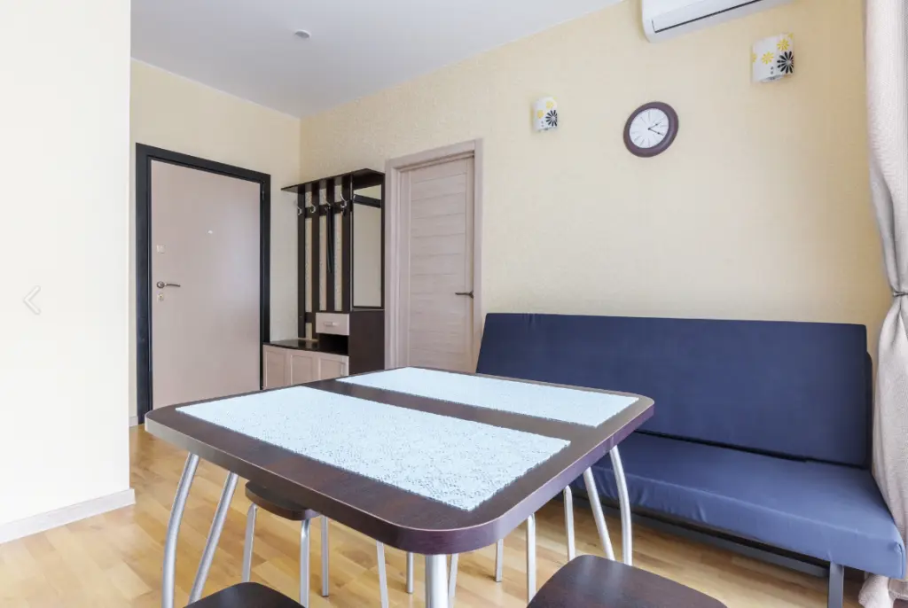 Квартира 30 м², 1 комната, 1 кровать