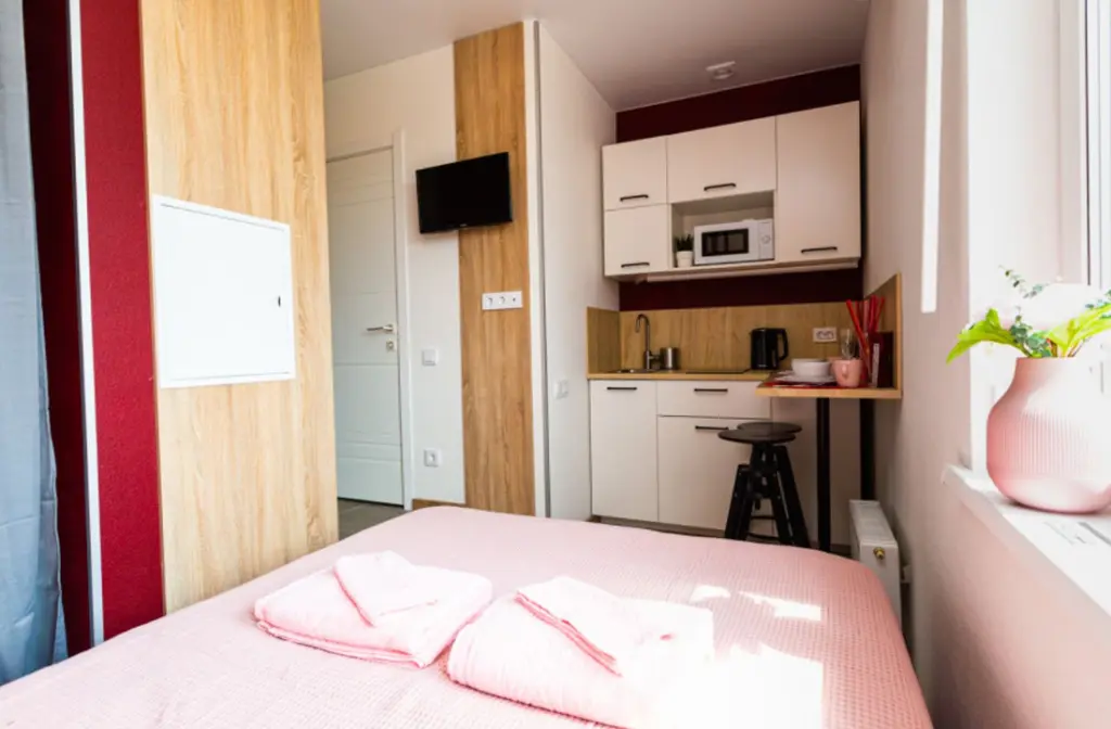 Квартира 20 м², 1 комната, 1 кровать