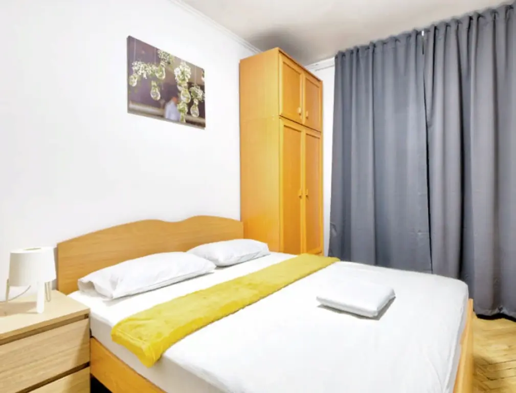 Квартира 45 м², 2 комнаты, 3 кровати