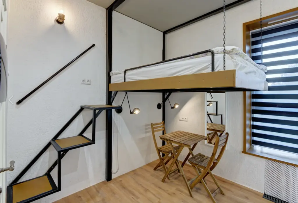 Квартира 15 м², Студия, 1 кровать