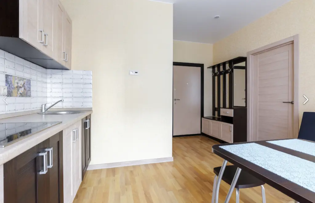 Квартира 30 м², 1 комната, 1 кровать