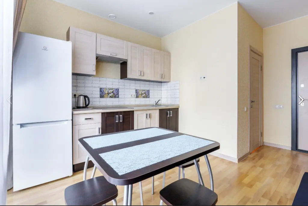 Квартира 30 м², 1 комната, 1 кровать