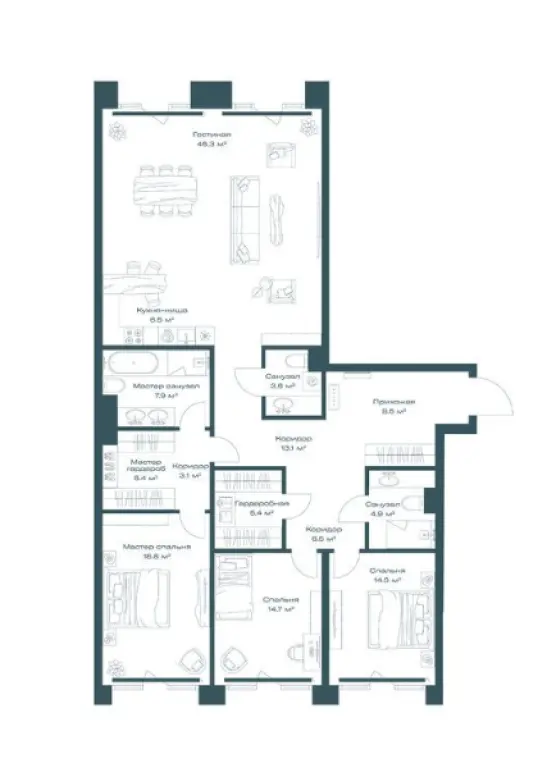 Купить квартиру в Даниловском районе в ЖК OPUS (Опус) у метро | Премиальные новостройки Москвы