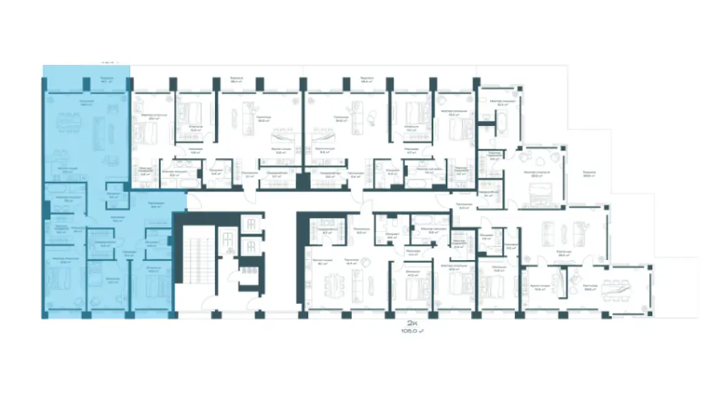 Купить квартиру в Даниловском районе: 3-комнатная в клубном доме OPUS (ЖК Опус), Москва