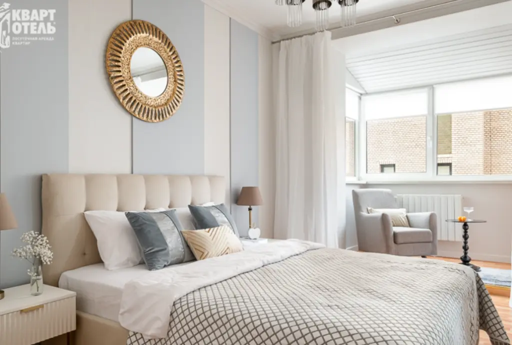 Квартира 70 м², 3 комнаты, 3 кровати