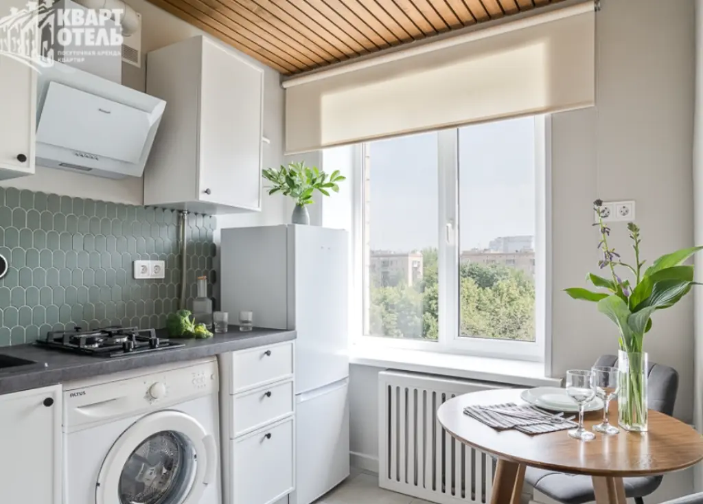 Квартира 33 м², 1 комната, 2 кровати