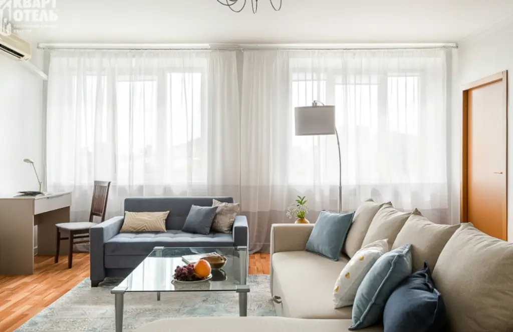 Квартира 70 м², 3 комнаты, 3 кровати