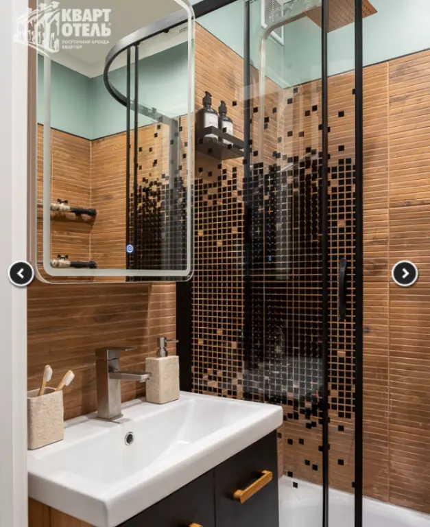 Квартира 54 м², 2 комнаты, 3 кровати