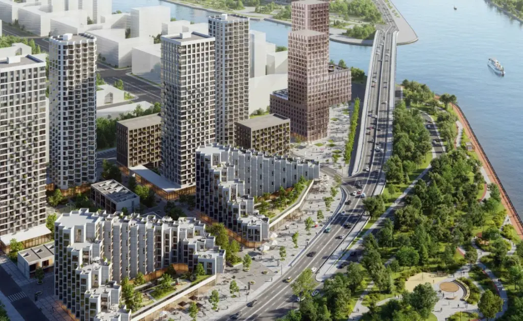 3-комн. квартира, 71.40 м2, 19 этаж - Жилой квартал Shagal (Шагал)