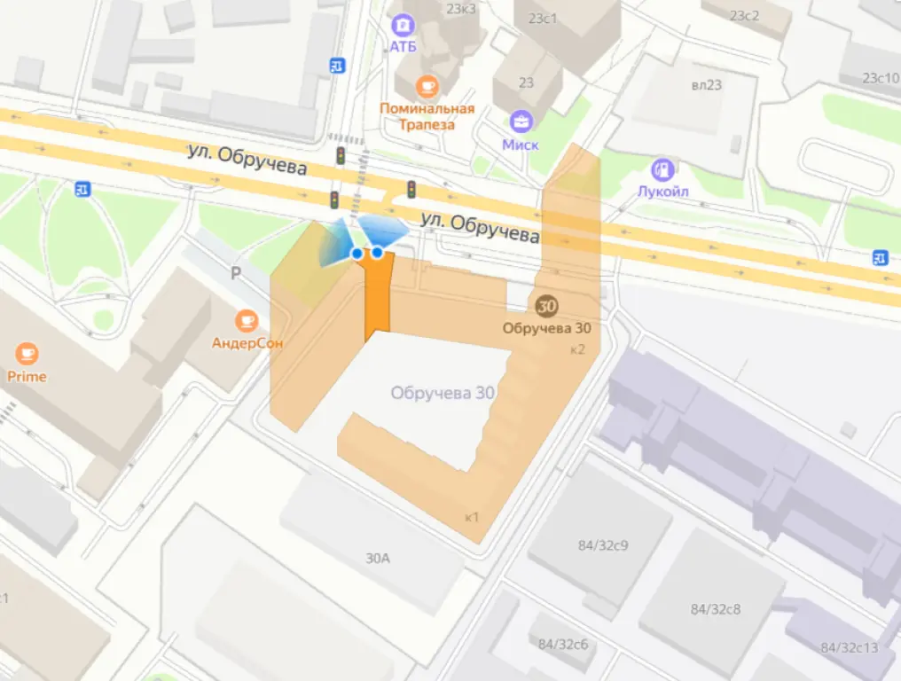 2-комн. квартира, 53.42 м2, 5 этаж - ЖК «Обручева 30»