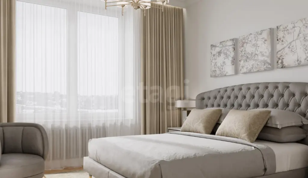 1-комн. квартира в «Архитектор», 42.8м², 21/46 этаж