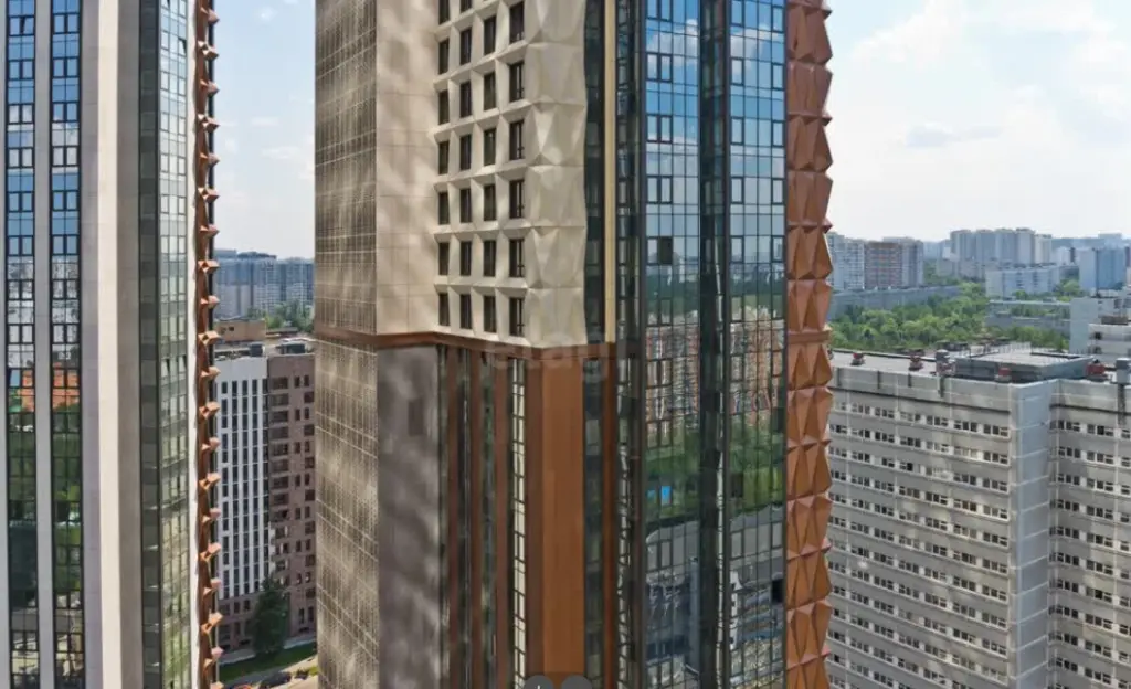 1-комн. квартира в «Архитектор», 42.8м², 21/46 этаж
