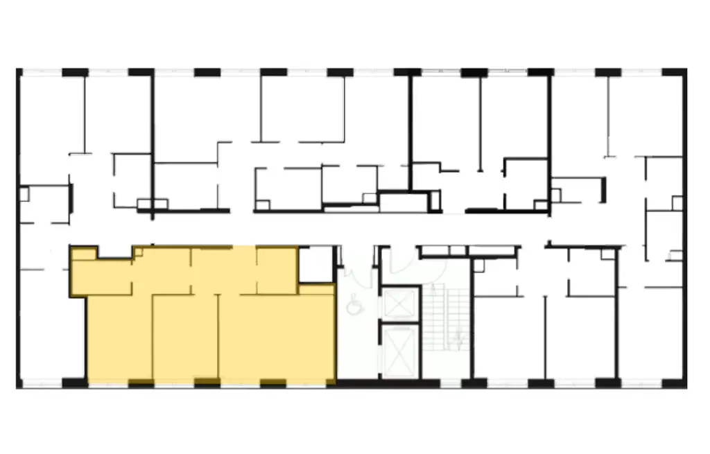 2-комн. квартира, 71.60 м2, 6 этаж - Жилой комплекс Voxhall (Воксхолл)