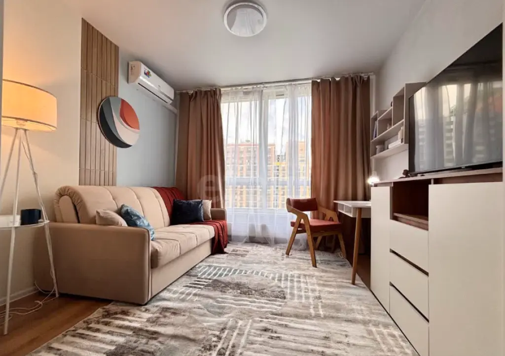 Студия в ЖК «Лучи», 21.1м², 5/24 этаж