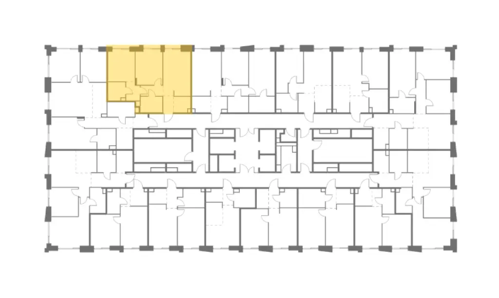 Современная двушка 60.6 м² в ЖК «СОУЛ» (м. Аэропорт).