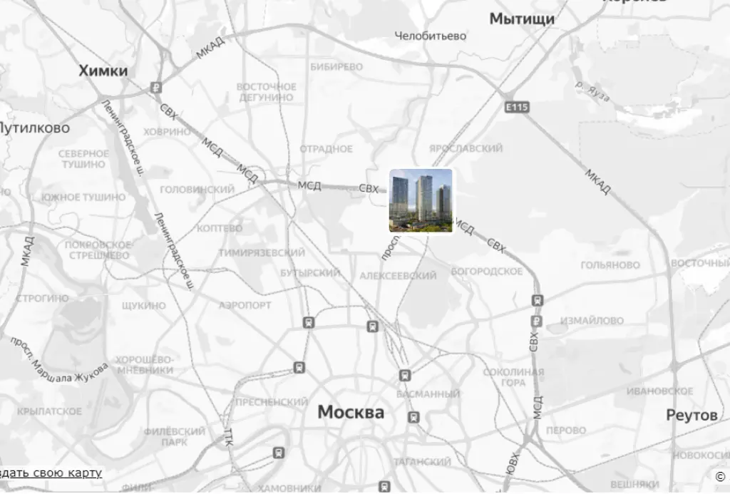 Продается торговое помещение 100,60 кв.м. в МФК бизнес-класса МИРАПОЛИС